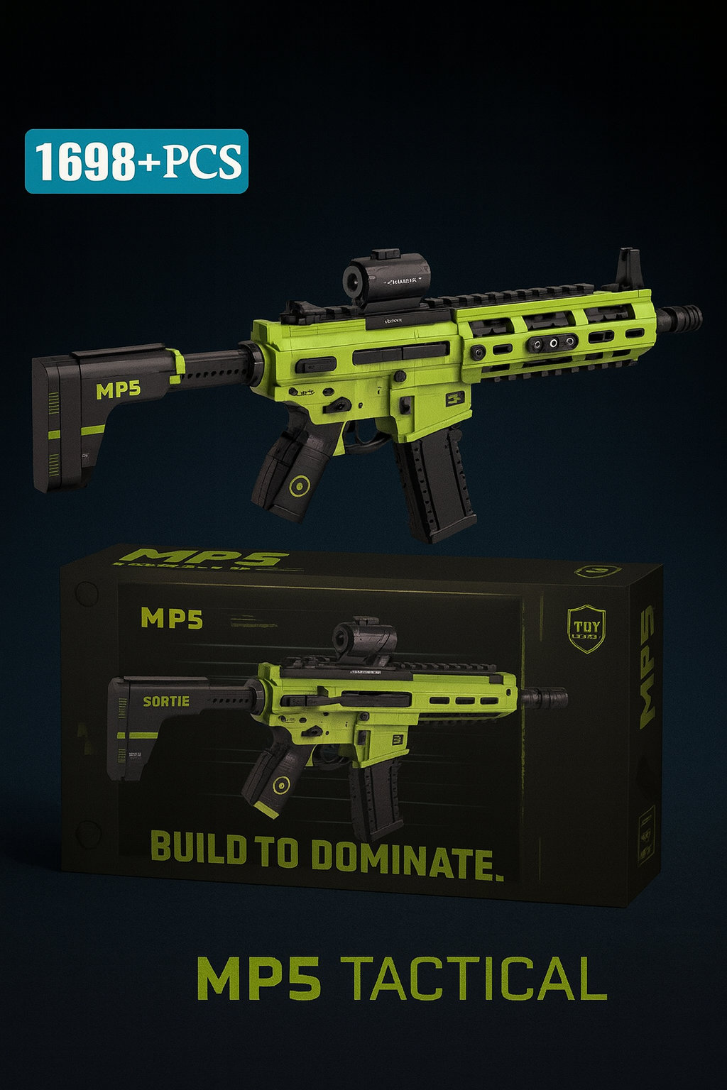 MP5 Tactical Building Block – 1698PCS