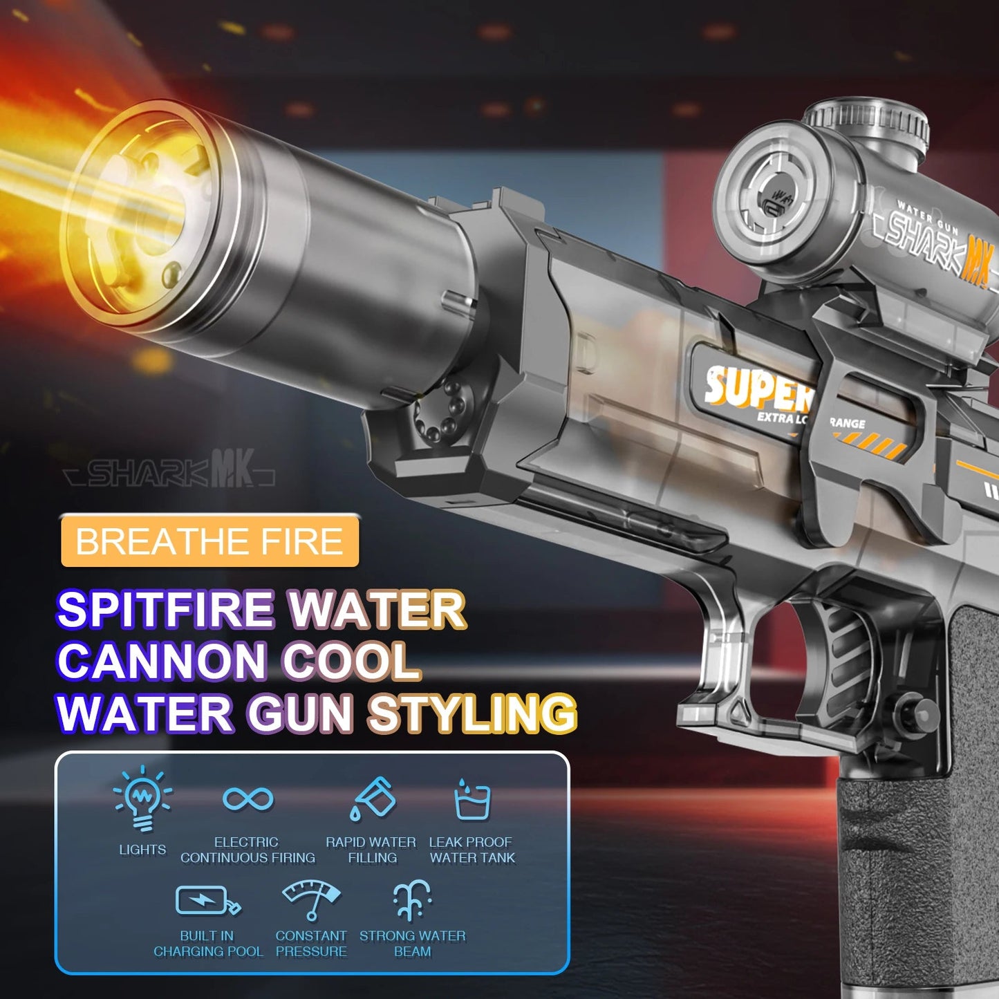 HX-9 Night Flood – Tactical Blaster